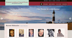 Desktop Screenshot of hansen-lendmanfuneralhome.com